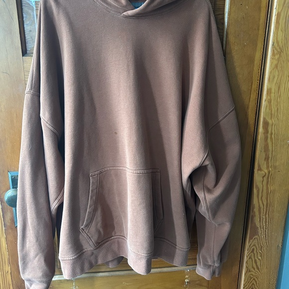 Abercrombie & Fitch Brown Oversized Hoodie - Picture 2 of 5